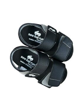 See Kai Run Kids' Black Water-Friendly Sandals Size 6